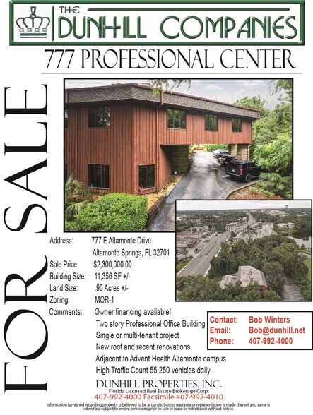 More Photos Of 777 E Altamonte Dr, Altamonte Springs Office For Sale