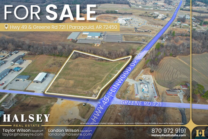 Primary Photo Of 721 Greene Rd, Paragould Land For Sale