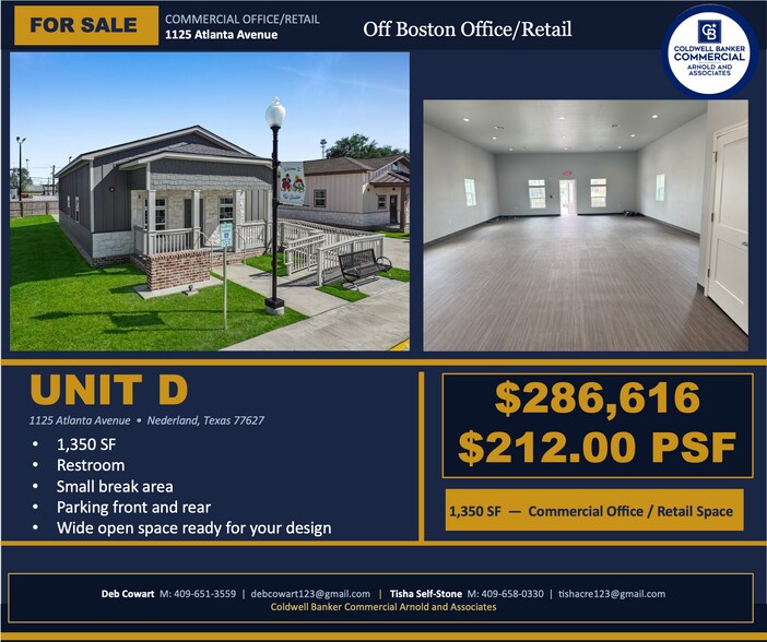 Primary Photo Of 1125 Atlanta Ave, Nederland Office For Sale