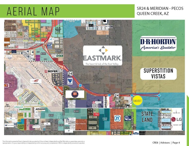 More Photos Of SEC Meridian & SR-24, Queen Creek Land For Sale
