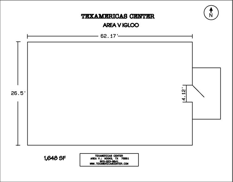 More Photos Of Area V Bunker, Hooks Self Storage For Lease