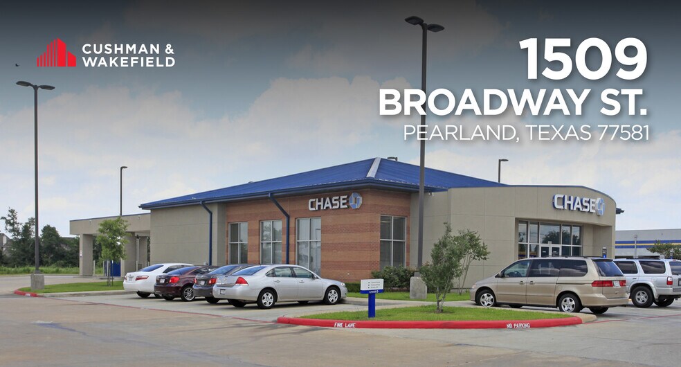 More Photos Of 1509 Broadway St, Pearland Bank For Lease