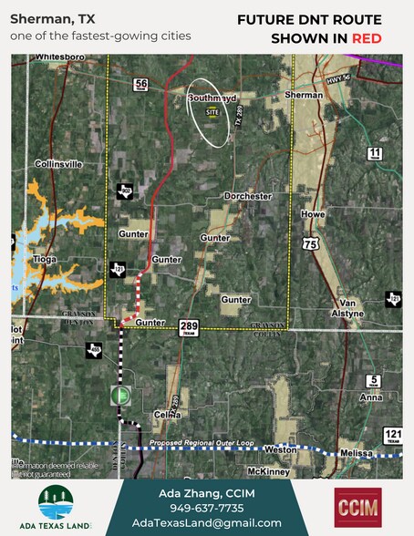 More Photos Of TBD Wible Road, Sherman Land For Sale