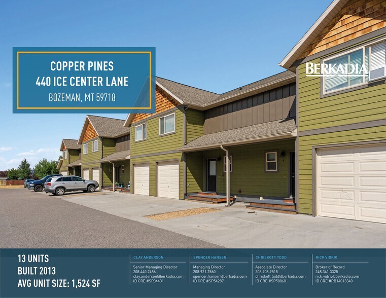 Primary Photo Of 440 Ice Center Ln, Bozeman Apartments For Sale