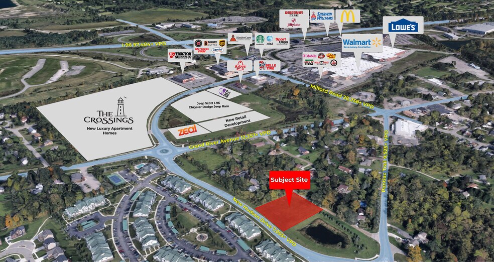 More Photos Of 57735 Grand River Ave, New Hudson Land For Sale