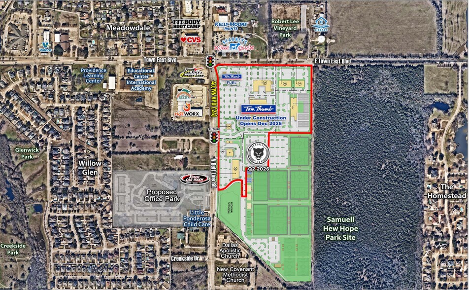 More Photos Of SEC of Belt Line Rd & Town East Blvd, Sunnyvale Supermarket For Sale