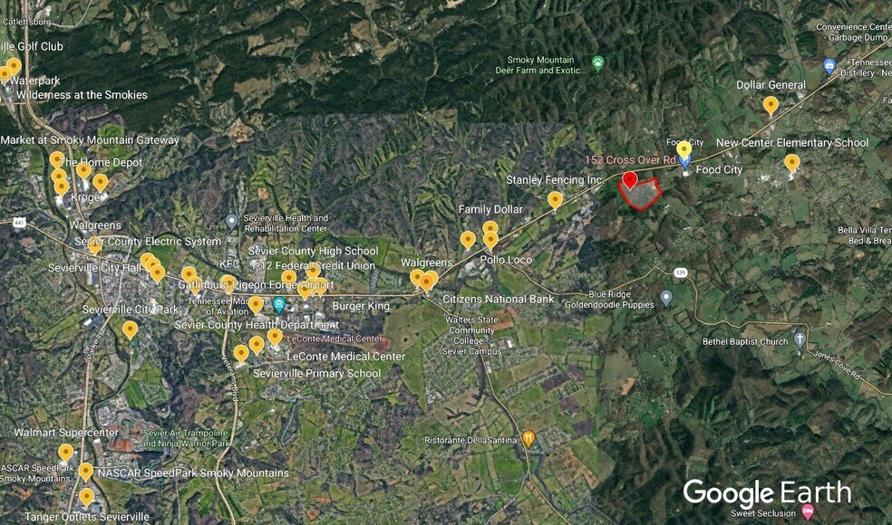 More Photos Of 158 Cross Over Rd, Sevierville Land For Sale