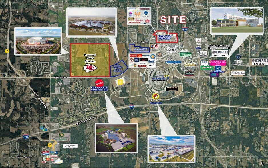 More Photos Of Plaza at the Speedway, Kansas City Land For Lease