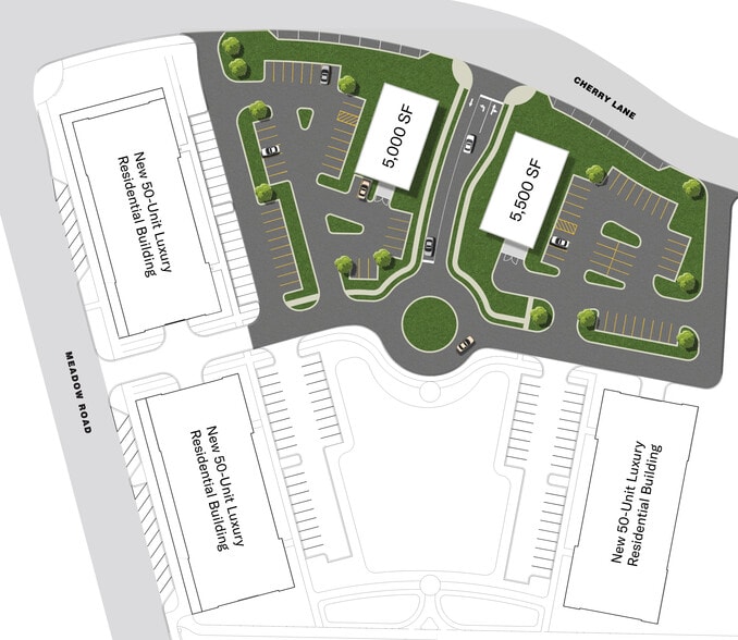 More Photos Of SEC Cherry & Meadow Ln @ Meadow Rd, Northbrook Land For Lease