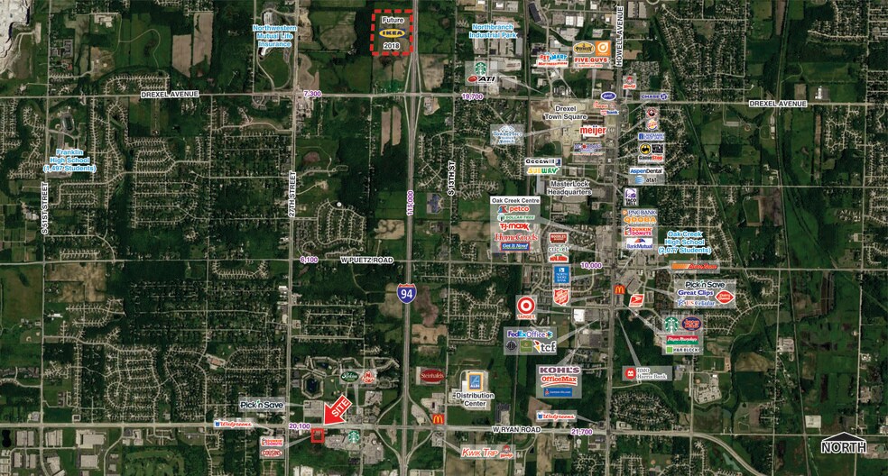 More Photos Of 2345 W Ryan Rd, Oak Creek Freestanding For Lease