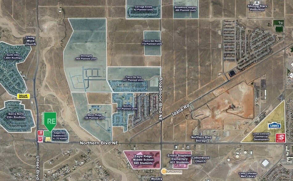 More Photos Of Unser Blvd NE, Rio Rancho Land For Lease