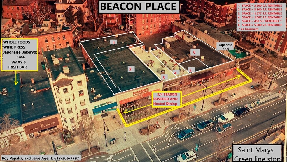 More Photos Of 1004-1016 Beacon St, Brookline Restaurant For Lease