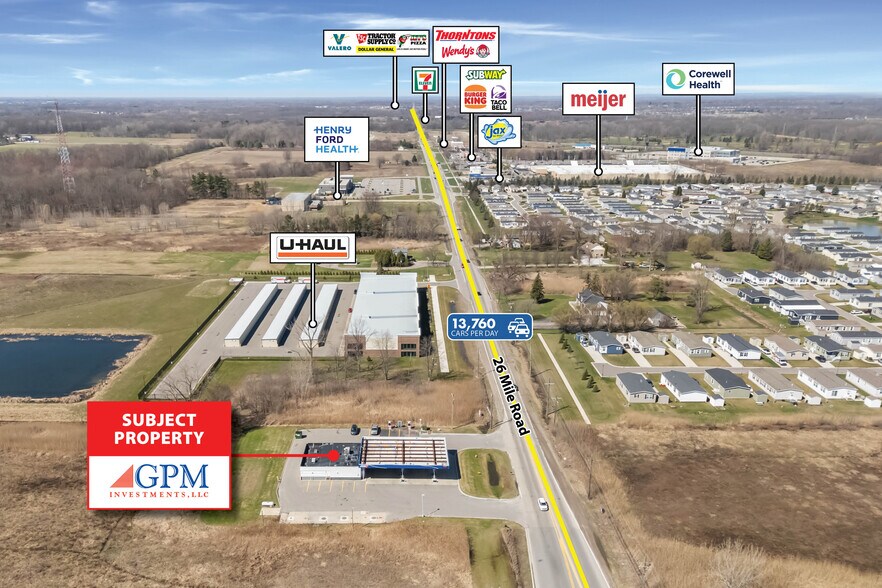 More Photos Of 37750 Twenty-Six Mile Rd, New Baltimore Service Station For Sale