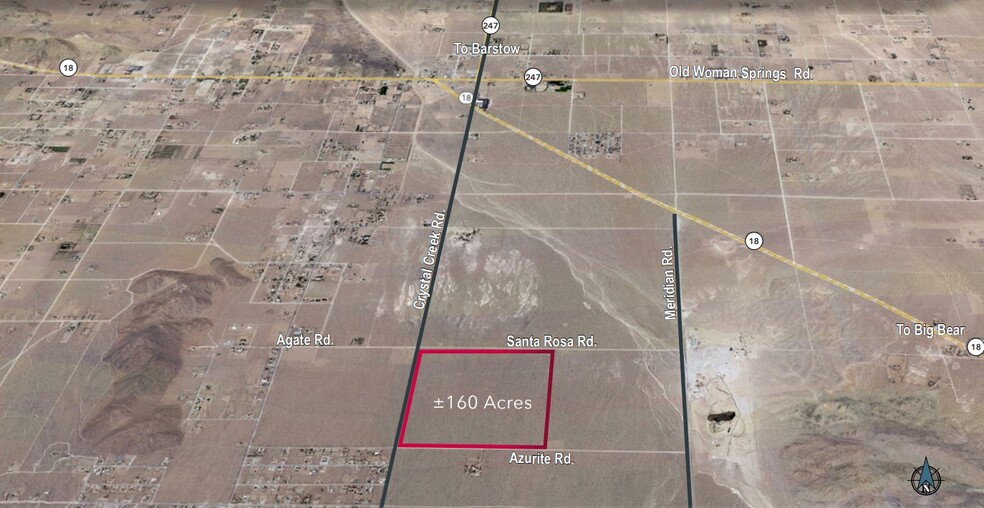 Primary Photo Of Crystal Creek Dr @ Agate, Lucerne Valley Land For Sale