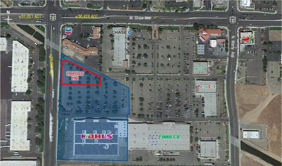 More Photos Of 3699 W Shaw Ave, Fresno Department Store For Lease