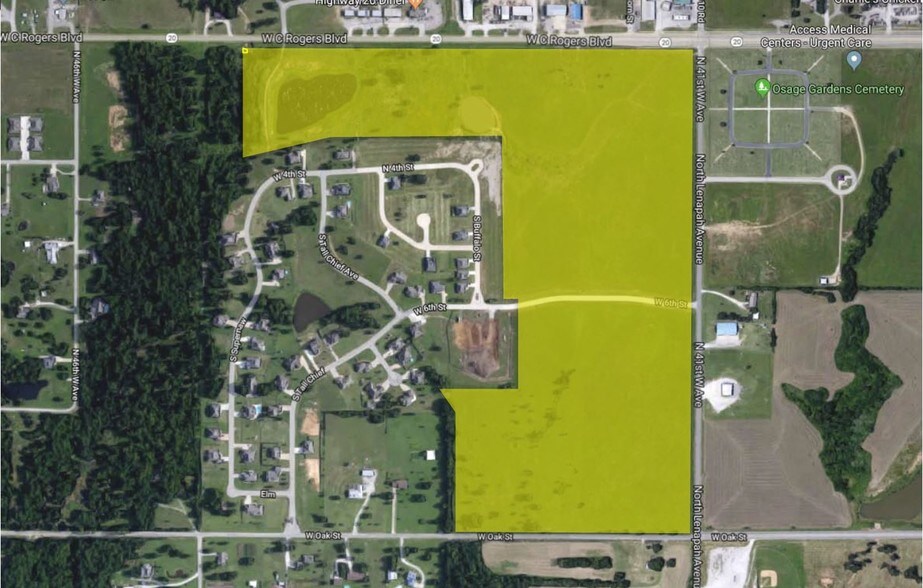 Primary Photo Of 4111 W Rogers Blvd, Skiatook Land For Sale
