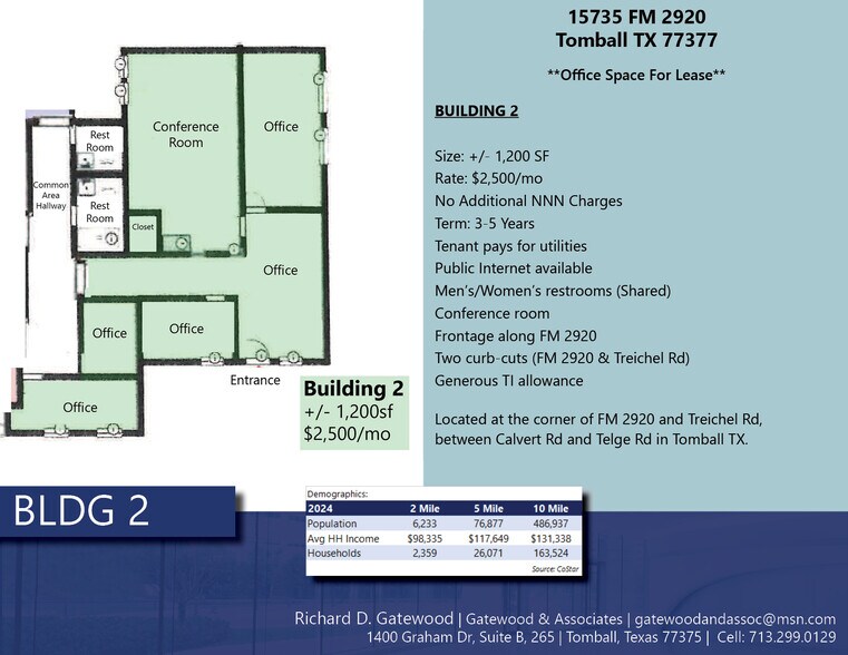 More Photos Of 15735 FM 2920 Rd, Tomball Office For Lease
