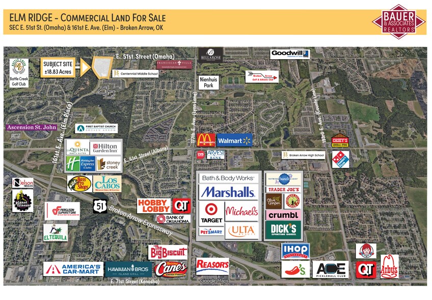 More Photos Of E 51ST St @ N 161st E Avenue, Broken Arrow Land For Sale