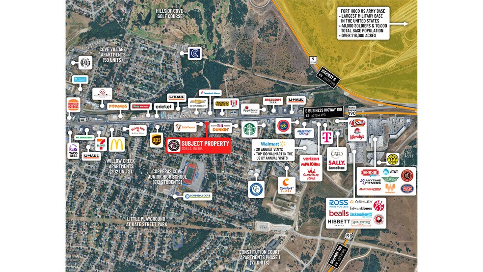 More Photos Of 2128 E Us-190 Hwy, Copperas Cove General Retail For Sale