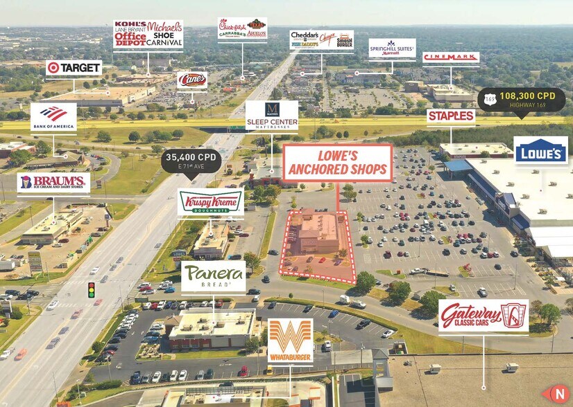 More Photos Of 10140 E 71st St, Tulsa Freestanding For Lease