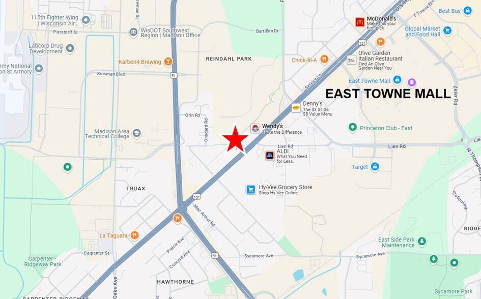 More Photos Of 3868 E Washington Ave, Madison Freestanding For Lease