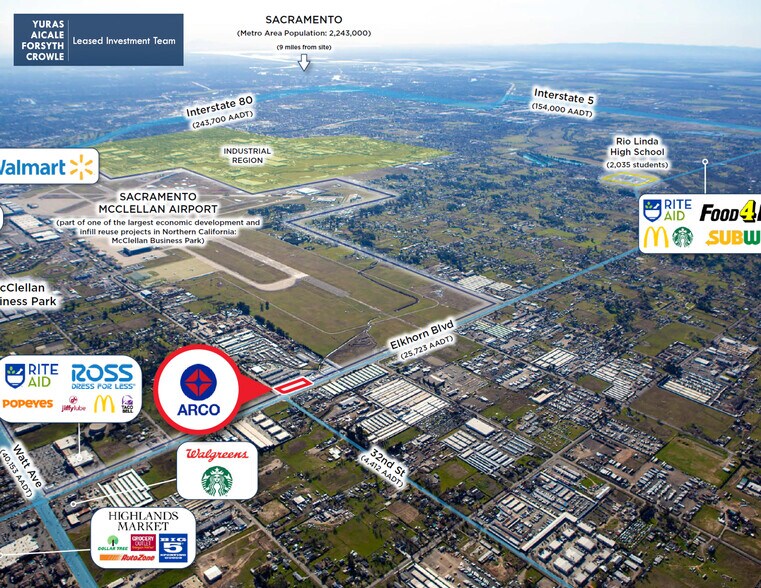 More Photos Of 3140 Elkhorn Blvd, North Highlands Service Station For Sale