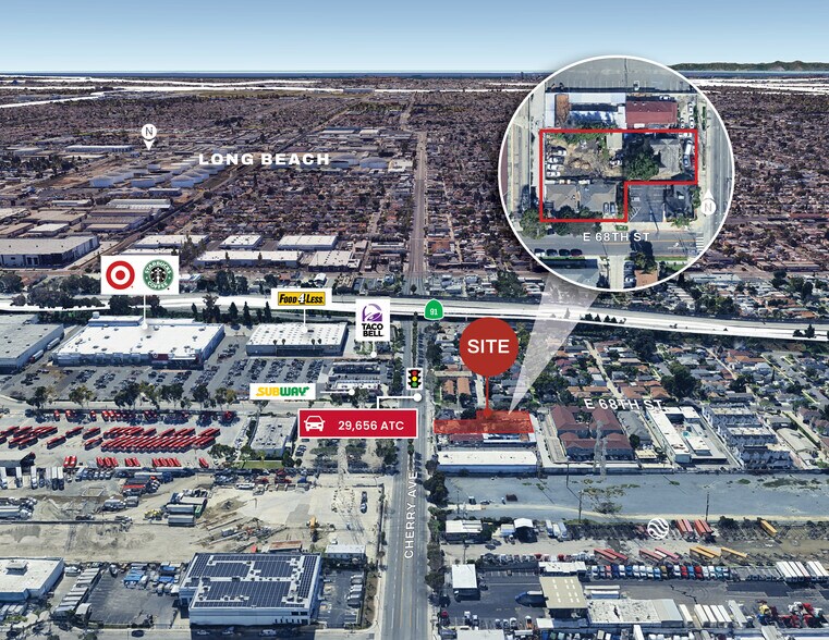 Primary Photo Of 6819 Cherry Ave, Long Beach Land For Sale
