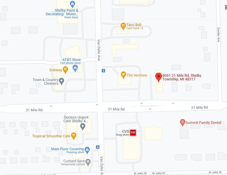 More Photos Of 8061 21 Mile Rd, Shelby Township Medical For Lease
