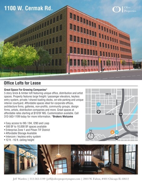 More Photos Of 1100 W Cermak Rd, Chicago Light Distribution For Lease
