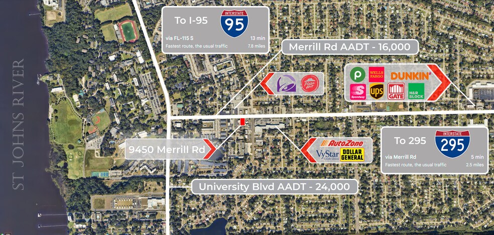 More Photos Of 5940 Merrill Rd, Jacksonville Storefront For Sale