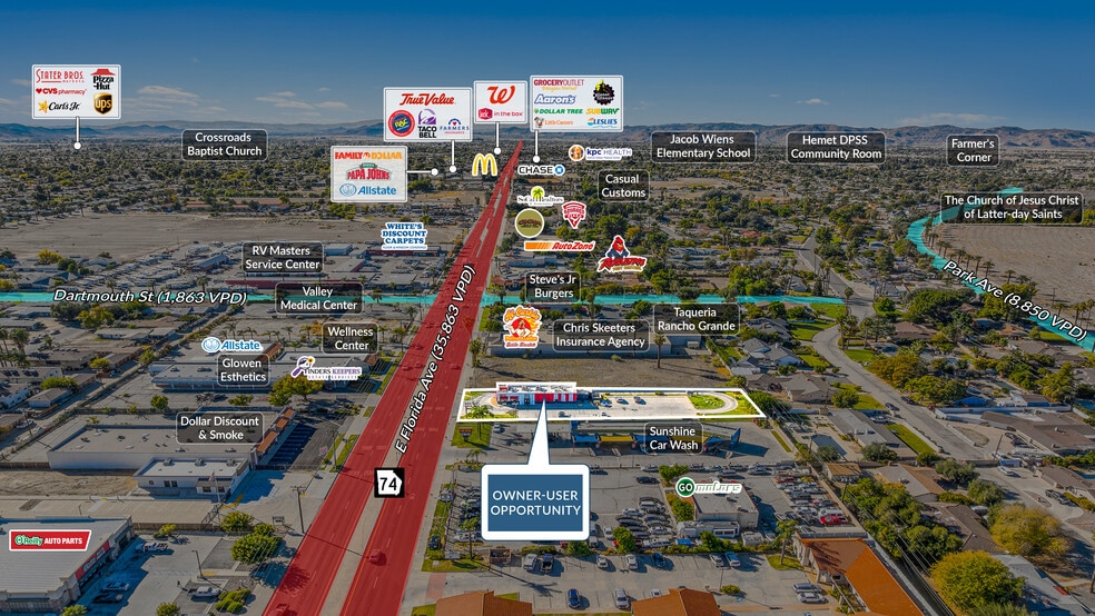 More Photos Of 3440 E Florida Ave, Hemet Fast Food For Sale