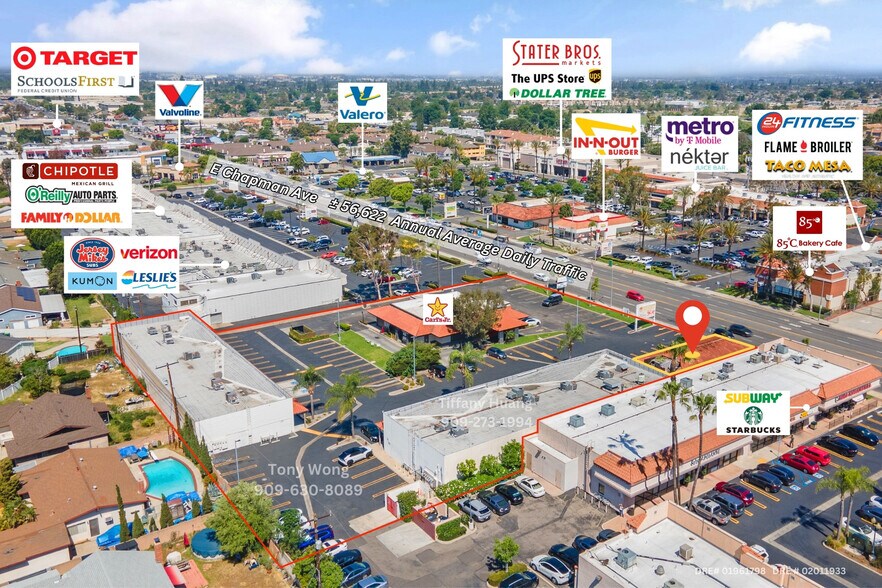 More Photos Of 3512-3538 E Chapman Ave, Orange Unknown For Lease