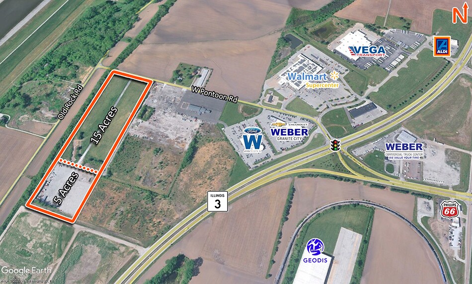 Primary Photo Of 464 W Pontoon Rd, Granite City Land For Lease