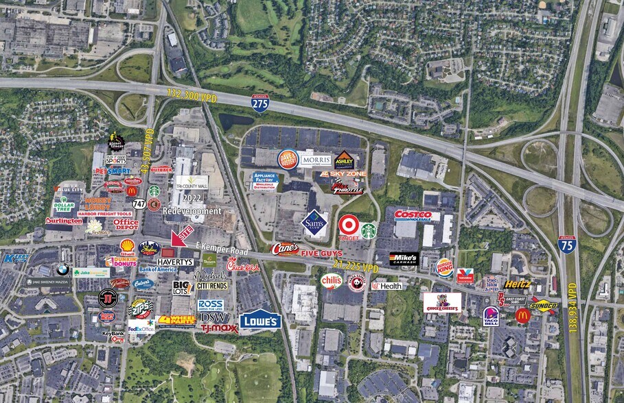 More Photos Of 125-139 E Kemper Rd, Cincinnati Storefront For Lease