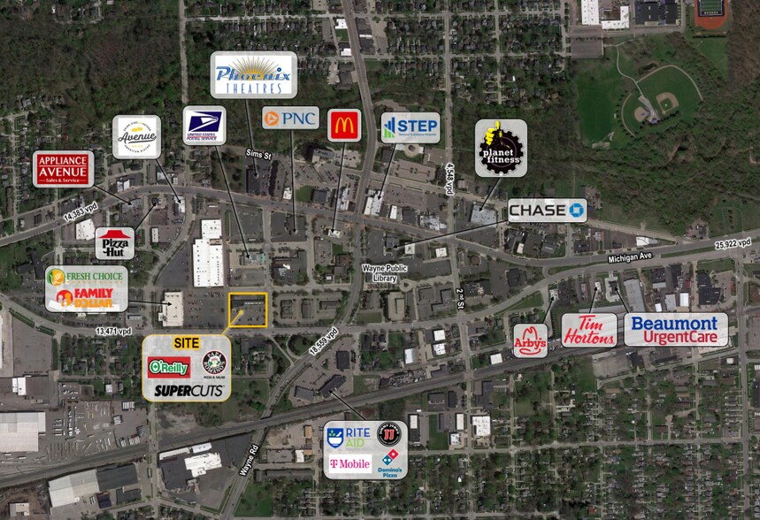 More Photos Of 35300-35354 E Michigan Ave, Wayne Storefront Retail Office For Lease