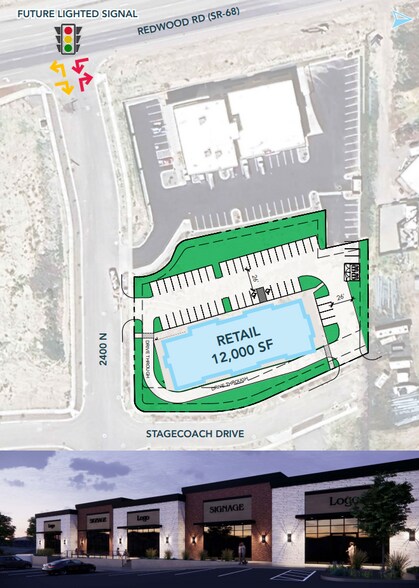 More Photos Of 2400 Stagecoach Drive, Saratoga Springs General Retail For Lease