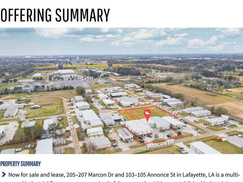 More Photos Of 205 Marcon Dr, Lafayette Manufacturing For Lease