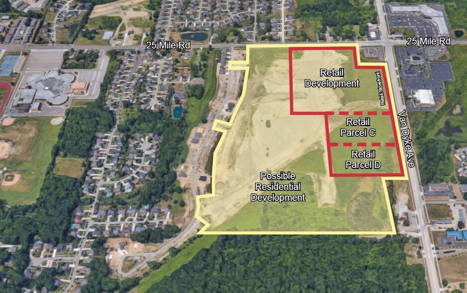 Primary Photo Of 25 Mile Rd, Shelby Township General Retail For Lease