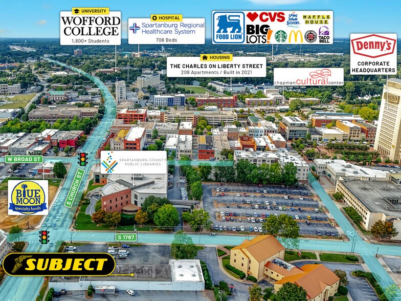 More Photos Of 100 E Kennedy St, Spartanburg Auto Repair For Sale