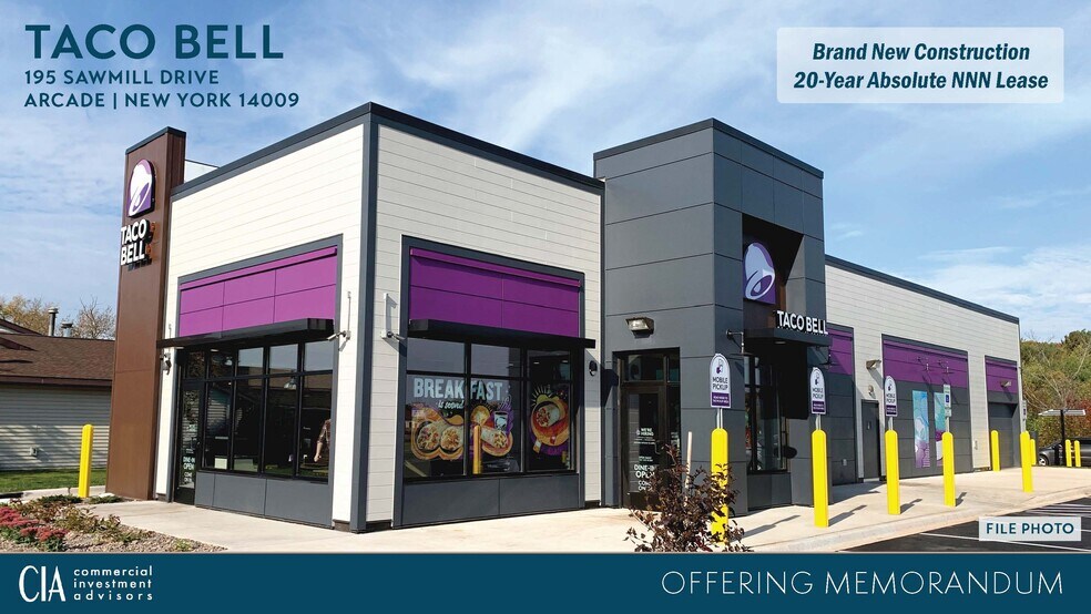 Primary Photo Of 195 Sawmill Dr, Arcade Fast Food For Sale