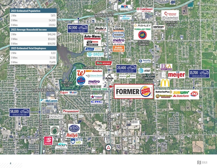 More Photos Of 3625 S Dort Hwy, Flint Fast Food For Lease