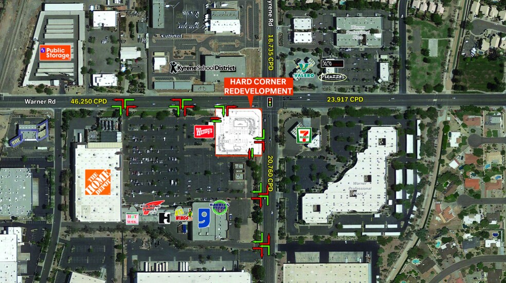 Primary Photo Of SWC WARNER ROAD & KYRENE ROAD, Tempe Land For Lease