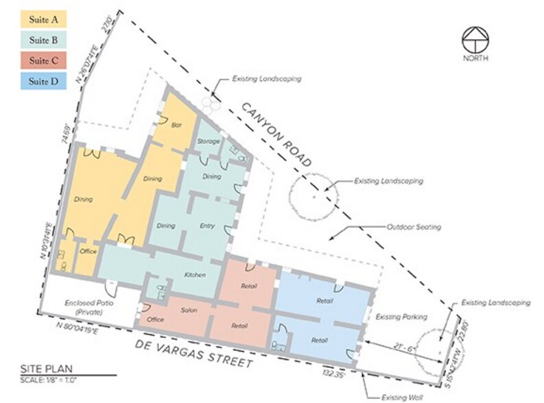 More Photos Of 233 Canyon Rd, Santa Fe General Retail For Sale