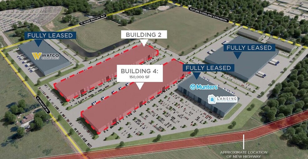 More Photos Of W Apple Blossom Ave, Lowell Industrial For Lease