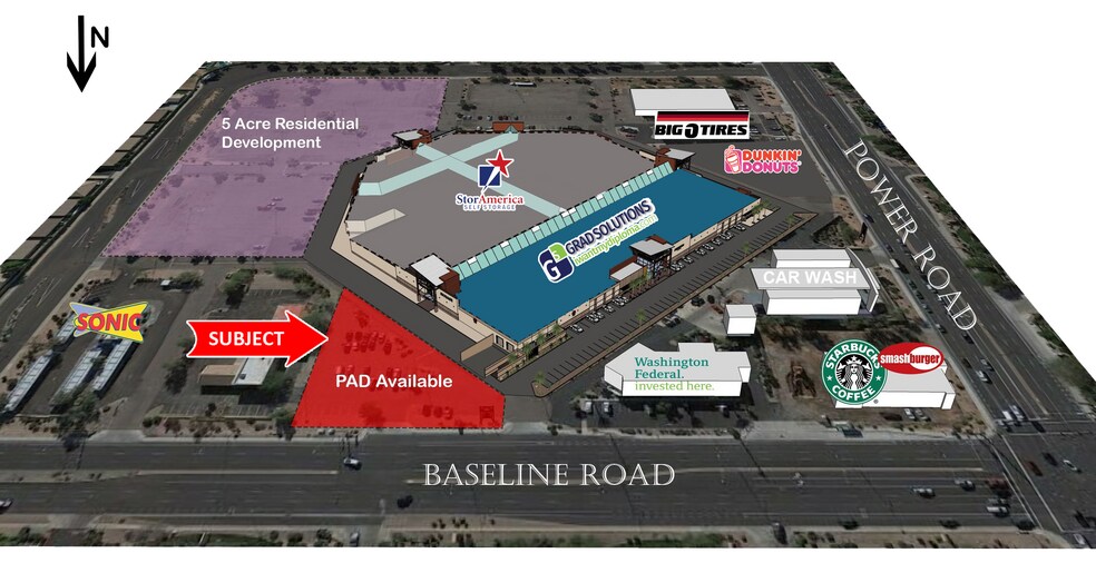 More Photos Of 2055 S Power Rd, Mesa Land For Lease