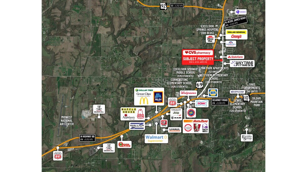 More Photos Of 1018 N Jesse James Rd, Excelsior Springs Drugstore For Sale