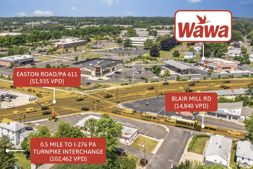 Primary Photo Of 101 Easton Rd, Horsham Township Service Station For Sale