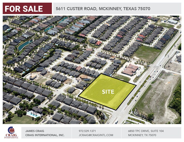5611 Custer, McKinney, TX 75070 Land For Sale