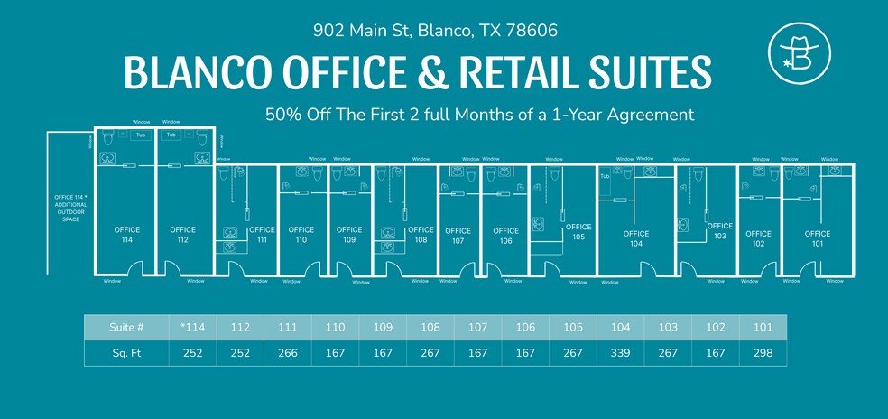 More Photos Of 902 Main St, Blanco Unknown For Lease