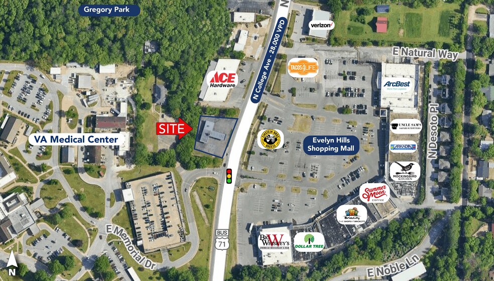 More Photos Of 1501 N College Ave, Fayetteville Convenience Store For Lease